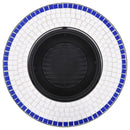 tsilova Tsilova Deutschland Kamine Mosaik-Feuerstelle Blau und Weiß 68 cm Keramik