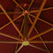 tsilova Tsilova Deutschland Sonnenschirme & Sonnenschutze Ampelschirm mit Mast Terracotta-Rot 3x3 m Massivholz Tanne
