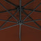 tsilova Tsilova Deutschland Sonnenschirme & Sonnenschutze Ampelschirm mit Stahlmast 250x250 cm Terrakottarot