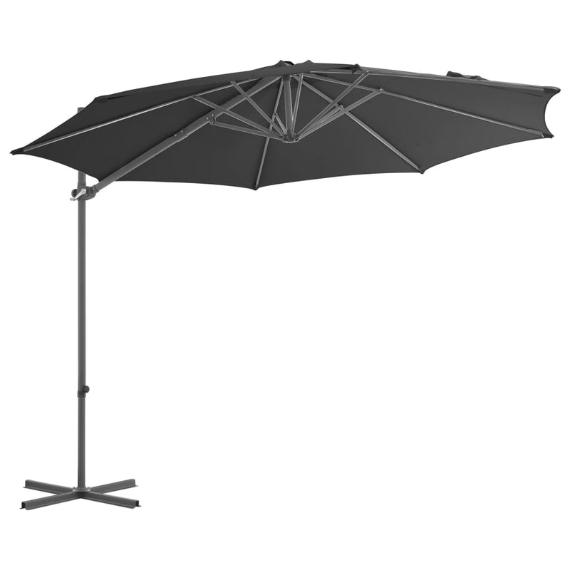 tsilova Tsilova Deutschland Sonnenschirme & Sonnenschutze Sonnenschirm mit Schirmständer Anthrazit