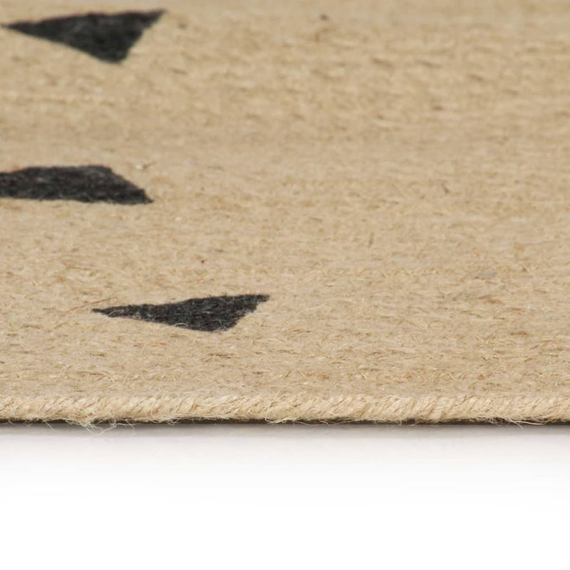 tsilova Tsilova Deutschland Teppiche Teppich Handgefertigt Jute mit Dreiecksmuster 150 cm