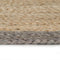 tsilova Tsilova Deutschland Teppiche Teppich Handgefertigt Jute mit Grauem Rand 90 cm