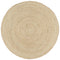 tsilova Tsilova Deutschland Teppiche Teppich Handgefertigt Jute mit Spiralen-Design Weiß 120 cm