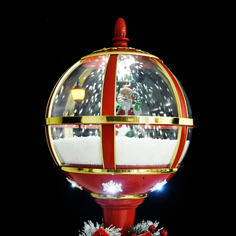 tsilova Tsilova Deutschland Weihnachtsbaumschmuck Weihnachts-Straßenlaterne mit Weihnachtsmann 175 cm LED