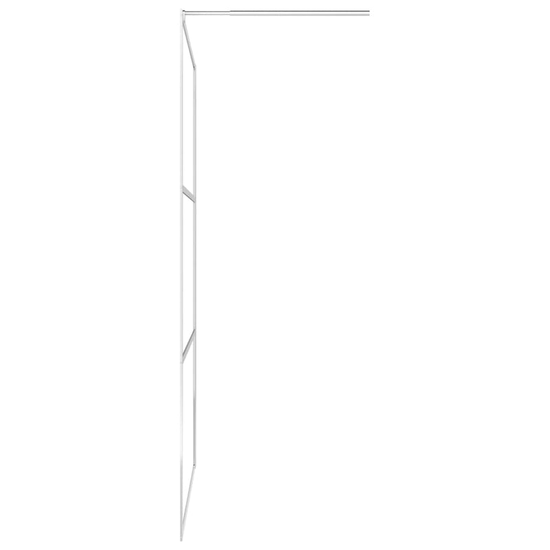 tsilova Tsilova Duschwände Begehbare Duschwand mit voll mattiertem ESG-Glas 80x195 cm