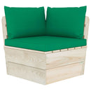 tsilova tsilova Gartenmöbel-Sets 10-tlg. Garten-Sofagarnitur aus Paletten mit Kissen Fichtenholz