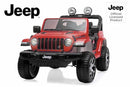 tsilova Tsilova Jeep Wrangler Rubicon Rot Kinder Elektro Auto Jeep Wrangler Rubicon 4x4 2- Sitzer 4x35W