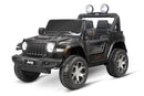 tsilova Tsilova Jeep Wrangler Rubicon Schwarz Kinder Elektro Auto Jeep Wrangler Rubicon 4x4 2- Sitzer 4x35W