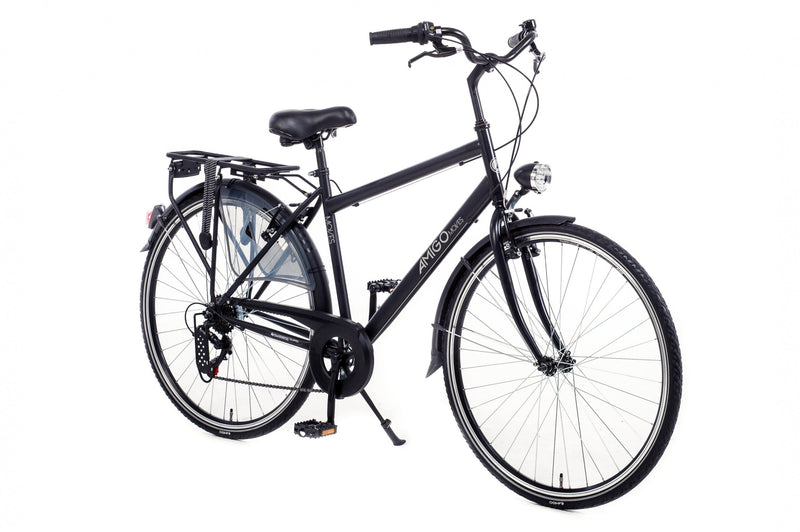 amigo fahrrad 28 zoll Fahrrad Moves 28 Zoll 50 cm Herren & Damen Stadt Rad 6G Felgenbremse