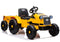 tsilova Tsilova Kinder Elektro Traktor mit Anhänge Gelbe Kinder Elektro Traktor mit Anhänger 2x45W