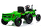 tsilova Tsilova Kinder Elektro Traktor mit Anhänge Grün Kinder Elektro Traktor mit Anhänger 2x45W