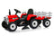 tsilova Tsilova Kinder Traktor Elektro 2X25W Rot Kinder  Traktor Elektro  2X25W 12V 4.5Ah 2.4G RC inkl. Anhänger