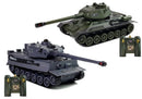 tsilova Tsilova RC 2 x Ferngesteuerter 1 x T-90-Panzer -1 x Black Tiger mit Infrarot Kampfsystem RC 2 x Ferngesteuerter 1 x T-34-Panzer 1 x Tiger 103