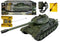 tsilova Tsilova RC Panzer RC Panzer T-34 1:28 Olivgrün 27 MHz Fernbedienung  Ladegerät Akku