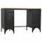 tsilova Tsilova Schreibtische Schreibtisch mit Ständer Tannenholz Massiv und Stahl 120x50x76 cm