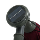 tsilova Tsilova Sonnenschirme & Sonnenschutze Ampelschirm mit LED-Leuchten und Stahlmast Weinrot