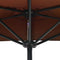 tsilova tsilova Sonnenschirme & Sonnenschutze Balkon-Sonnenschirm Alu-Mast Terrakotta 270x135x245cm Halbrund