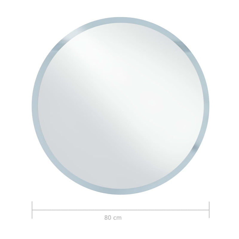 tsilova Tsilova Spiegel Badezimmerspiegel mit LED 80 cm