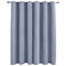 tsilova Tsilova Vorhänge & Gardinen Verdunkelungsvorhang mit Metallösen Grau 290 x 245 cm