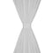 tsilova Tsilova Vorhänge & Gardinen Vorhänge Gardienen aus Satin 2-teilig 140 x 225 cm Weiß