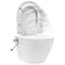 tsilova vidaXL Toiletten Wand-WC ohne Spülrand mit Bidet-Funktion Keramik Weiß