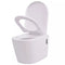 tsilova vidaXL Toiletten Wandmontierte Toilette Keramik Weiß